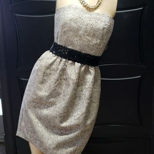 Lucy & Co. Strapless sweetheart dress size small